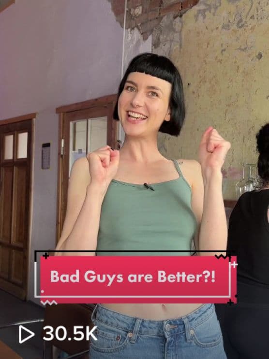 Delfine Thinks Bad Guys Are Better